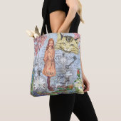 Alice in Wonderland Classic Cheshire Rabbit Alice Tote Bag (Dichtbij)