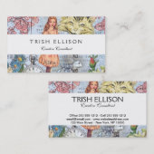 Alice in Wonderland Classic Cheshire Rabbit Alice Visitekaartje (Voorkant / Achterkant)