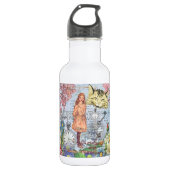 Alice in Wonderland Classic Cheshire Rabbit Alice Waterfles (Voorkant)