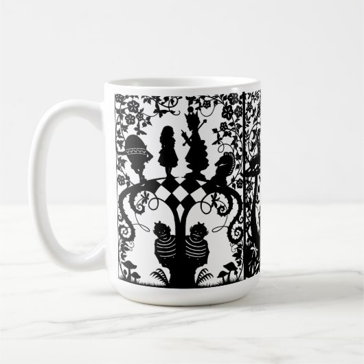Alice in Wonderland Coffee Mok (Links)
