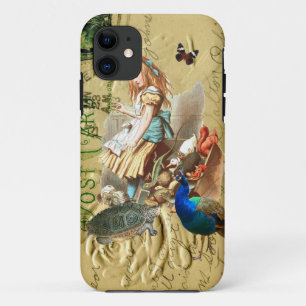 Alice in Wonderland collage iPhone 11 Hoesje