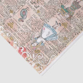Alice in Wonderland Collage Decoupage Tissuepapier (Detail)