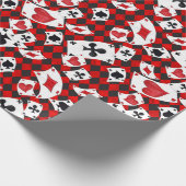 Alice in Wonderland Collage kerstcadeau Cadeaupapier (Hoek)