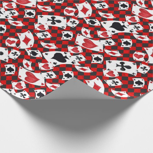 Alice in Wonderland Collage Kerstcadeau Wrappin Cadeaupapier (Hoek)