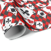 Alice in Wonderland Collage Kerstcadeau Wrappin Cadeaupapier (Rol Hoek)