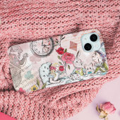  Alice in Wonderland Collage ontkoppeling Case-Mate iPhone Case