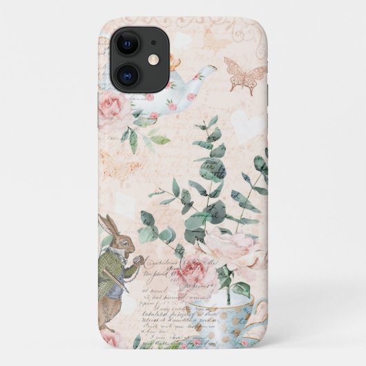  Alice in Wonderland Collage ontkoppeling Case-Mate iPhone Case (Achterkant)