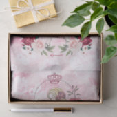 Alice in Wonderland Collage ontkoppeling Floral Ro Tissuepapier (Geschenk)