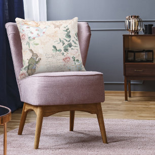 Alice in Wonderland Collage ontkoppeling Kussen