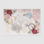  Alice in Wonderland Collage ontkoppeling Tissuepapier (Voorkant)