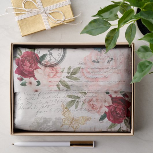  Alice in Wonderland Collage ontkoppeling Tissuepapier (Geschenk)