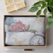 Alice in Wonderland Collage ontkoppeling Tissuepapier (Geschenk)