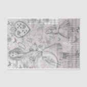  Alice in Wonderland Collage ontkoppeling Tissuepapier (Voorkant)