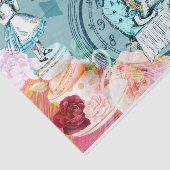  Alice in Wonderland Collage ontkoppeling Tissuepapier (Detail)