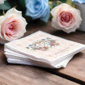  Alice in Wonderland Crown Heart Monogram Servet