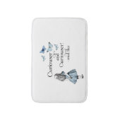 Alice in Wonderland Curiouser Butterflies Bath Rug Badmat (Voorkant Verticaal)