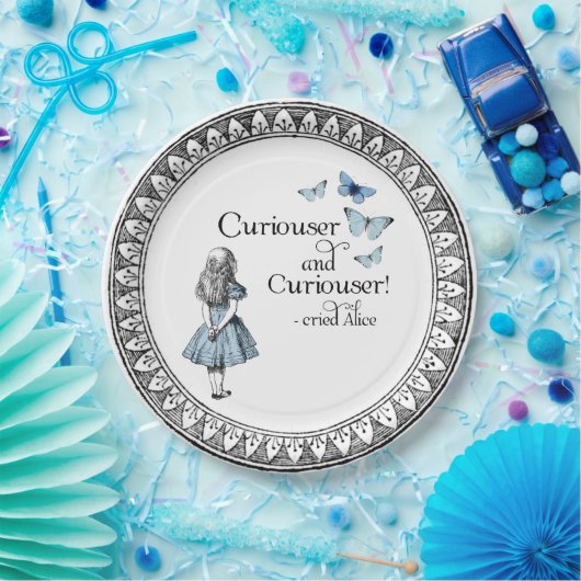 Alice in Wonderland Curiouser Butterflies Bord (Feest)