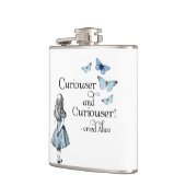 Alice in Wonderland Curiouser Butterflies Flask Heupfles (Links)