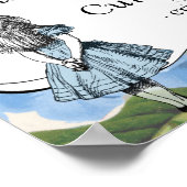 Alice in Wonderland Curiouser Butterflies Poster (Hoek)