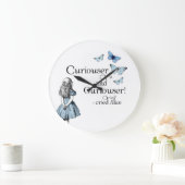 Alice in Wonderland Curiouser Butterfly Clock Grote Klok (Huis)