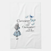 Alice in Wonderland Curiouser Butterfly Towel Theedoek (Verticaal)