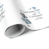 Alice in Wonderland Curiouser Butterfly Wrapping Cadeaupapier (Rol Hoek)