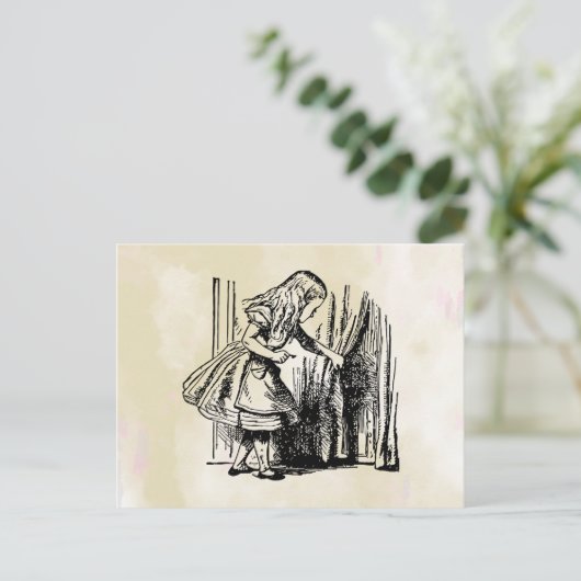 Alice in Wonderland Curiouser & Curiouser Briefkaart (Staand voorkant)