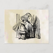 Alice in Wonderland Curiouser & Curiouser Briefkaart (Voorkant)