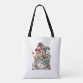 Alice in Wonderland Curiouser & CuriouserTote Bag Tote Bag (Achterkant)