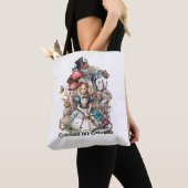Alice in Wonderland Curiouser & CuriouserTote Bag Tote Bag (Dichtbij)