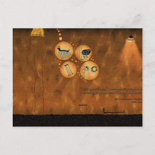 Alice in Wonderland - Curiouser en Curiouser Briefkaart