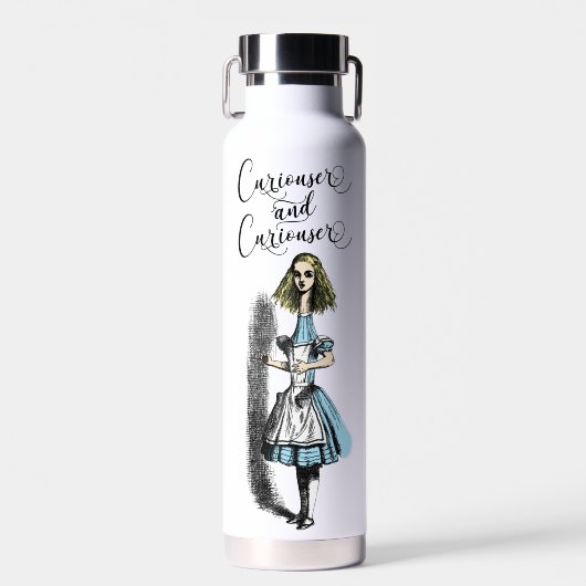 Alice in Wonderland Curiouser en Curiouser Waterfles (Voorkant)