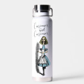 Alice in Wonderland Curiouser en Curiouser Waterfles (Achterkant)