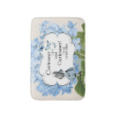 Alice in Wonderland Curiouser Hydrangea Bath Rug Badmat (Voorkant Verticaal)