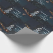 Alice in Wonderland Curiouser Santa Wrapping Paper Cadeaupapier (Hoek)