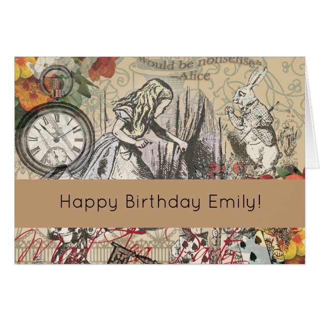 Alice in Wonderland Curtain Nonsense (Voorkant Horizontaal)