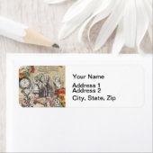 Alice in Wonderland Curtain Nonsense Etiket (Insitu)