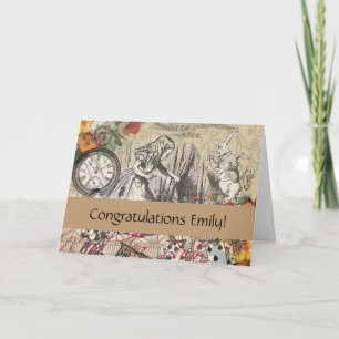 Alice in Wonderland Curtain Nonsense Kaart