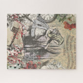 Alice in Wonderland Curtain Nonsense Legpuzzel (Horizontaal)