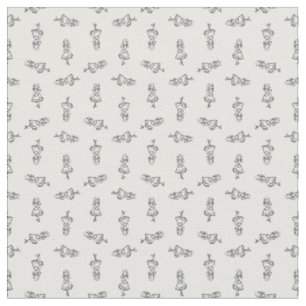Alice in Wonderland CUSTOM COLOR Stof