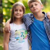 Alice in Wonderland Cute Custom Kinder Birthday T-shirt