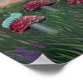 Alice in Wonderland Cute Fantasy Art Poster (Hoek)