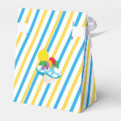 Alice in Wonderland Cute Kids Birthday Party Bedankdoosjes (Achterkant)