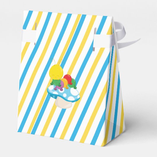 Alice in Wonderland Cute Kids Birthday Party Bedankdoosjes (Achterkant)