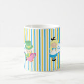 Alice in Wonderland Cute Kinder Monogram Tea Party Koffiemok (Center)