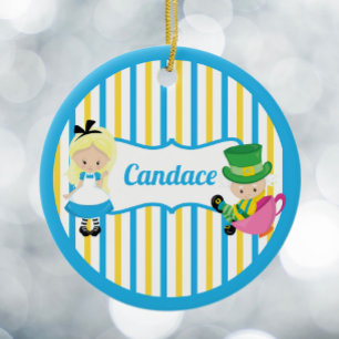 Alice in Wonderland Cute Kinderen Keramisch Ornament