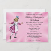 Alice in Wonderland, dag na dag niet te laat Kaart (Achterkant)