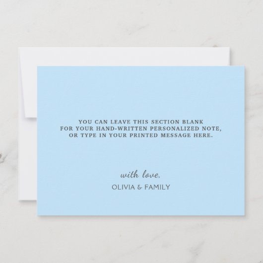 Alice in Wonderland Dank je kaart (Achterkant)