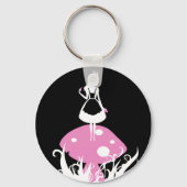 Alice in Wonderland Dark Keychan Sleutelhanger (Voorkant)