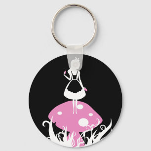 Alice in Wonderland Dark Keychan Sleutelhanger